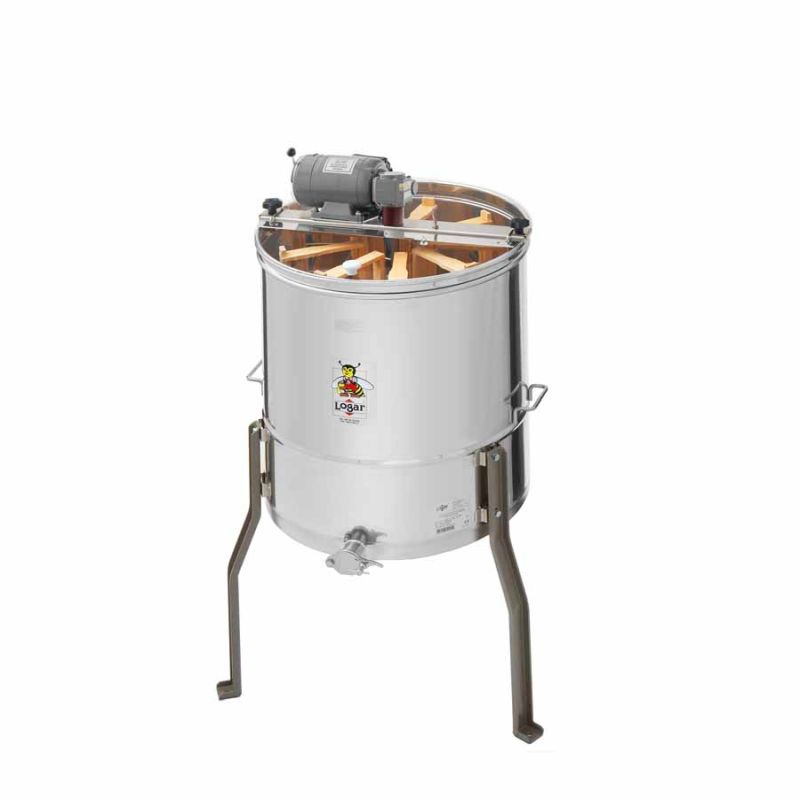 Extractor radial Logar para 9 marcos, cuba 52 cm, motor 110 W, marcos 18 x 48 cm