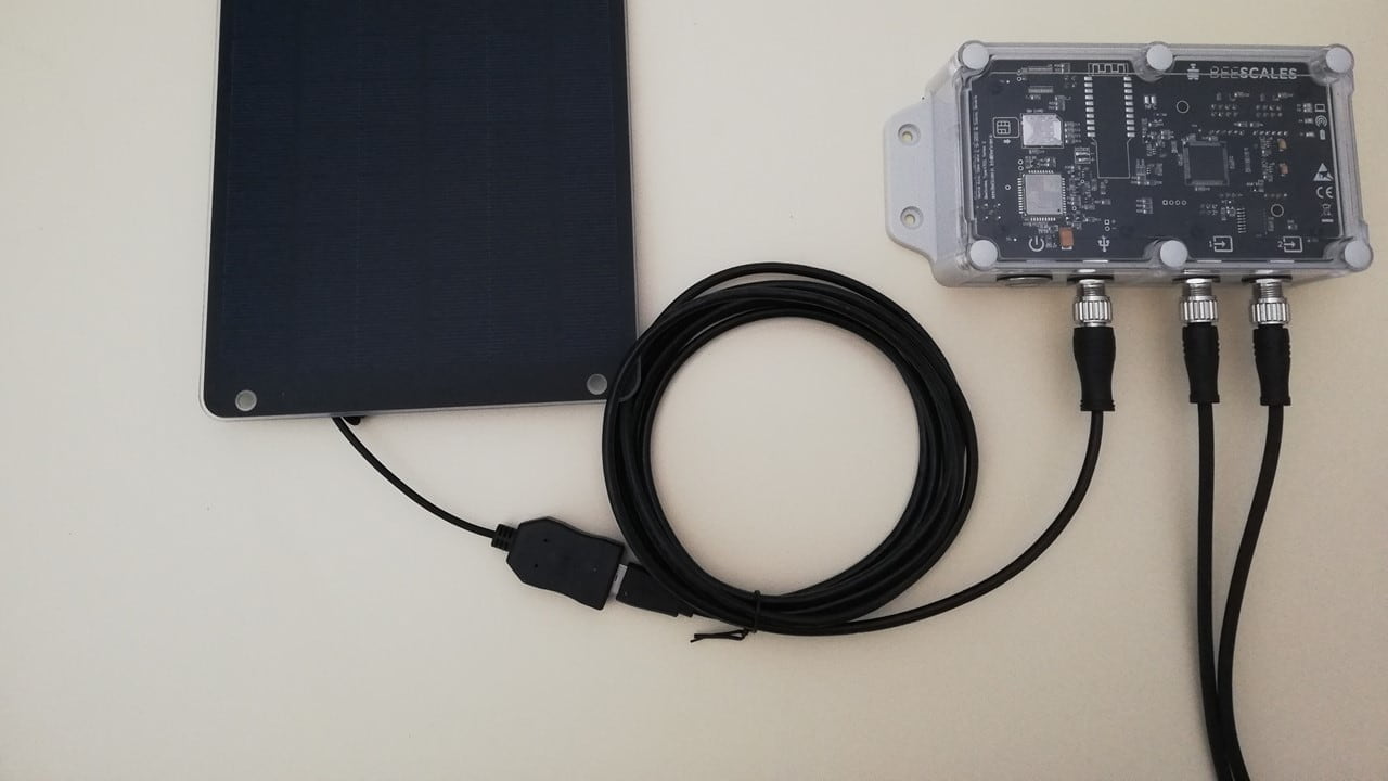 Conexión del panel solar