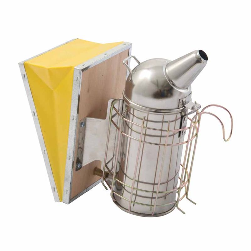 Smoker ø 8 cm mit Schutzgitter, Edelstahl