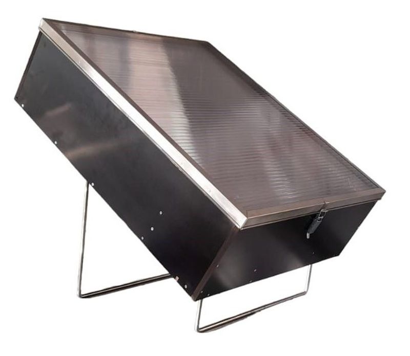 Fundidor de cera a vapor Logar rectangular para gas, acero inoxidable