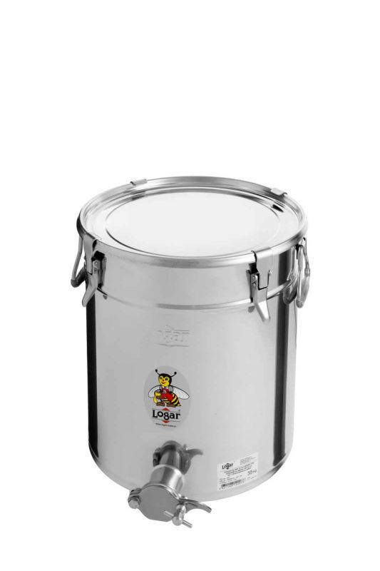 Tanque de envasado con fondo inclinado