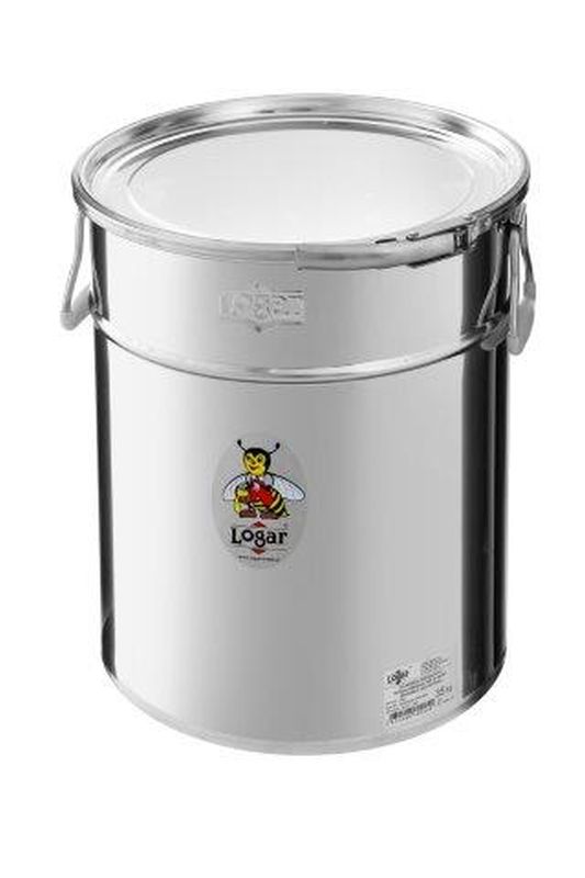Contenedor cónico de almacenamiento Logar 35 kg con anillo de cierre y junta